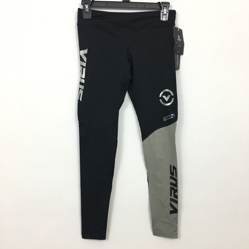 Virus Compression Leggings Workout Athletic !H